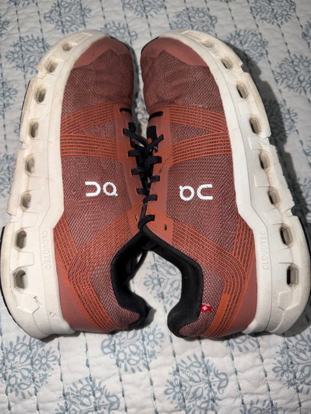 Cloudgo On Cloud Orange Running shoes women’s W10.5 - Picture 6 of 9